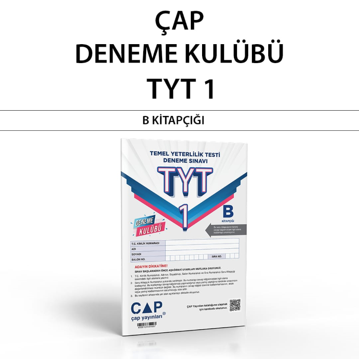ÇAP TYT DENEME KULÜBÜ SNV 1-B - 24-25